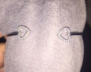 Sterling Silver Bracelet - Hearts