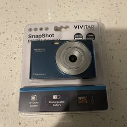 Vivitar SnapShot Digital Camera VECXX77 Teal 12MP 1080p USB-C Rechargeable NEW