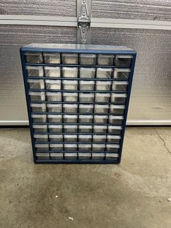 Plastic storage organizer