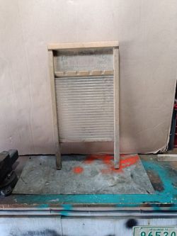 Glass Washboard  Antique