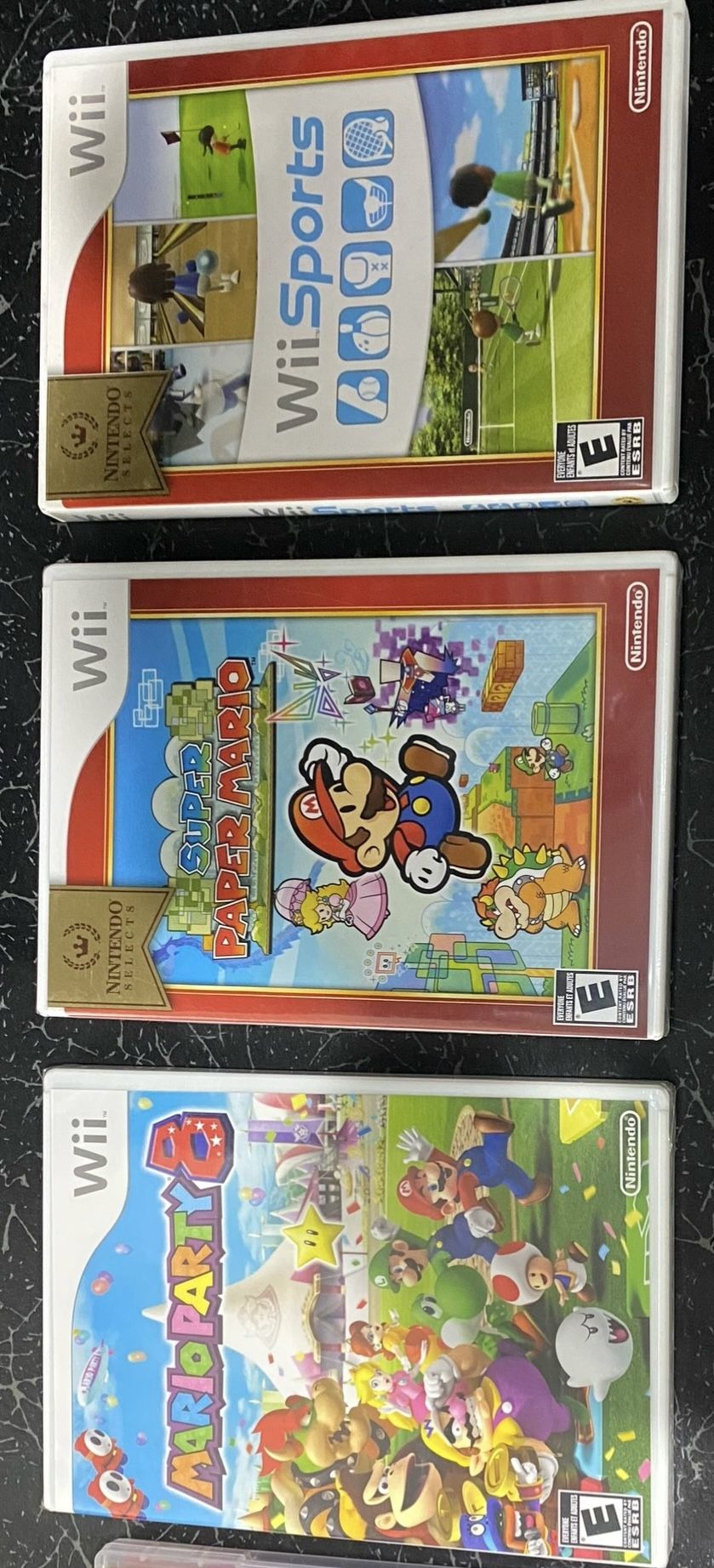 Mario & Nintendo Wii Selects Games