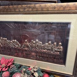 Last Supper Gold 3D Frame 