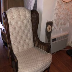 High back Cane & Barrel Chair