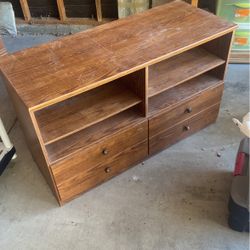 TV Console Table With Storage - Furniture 