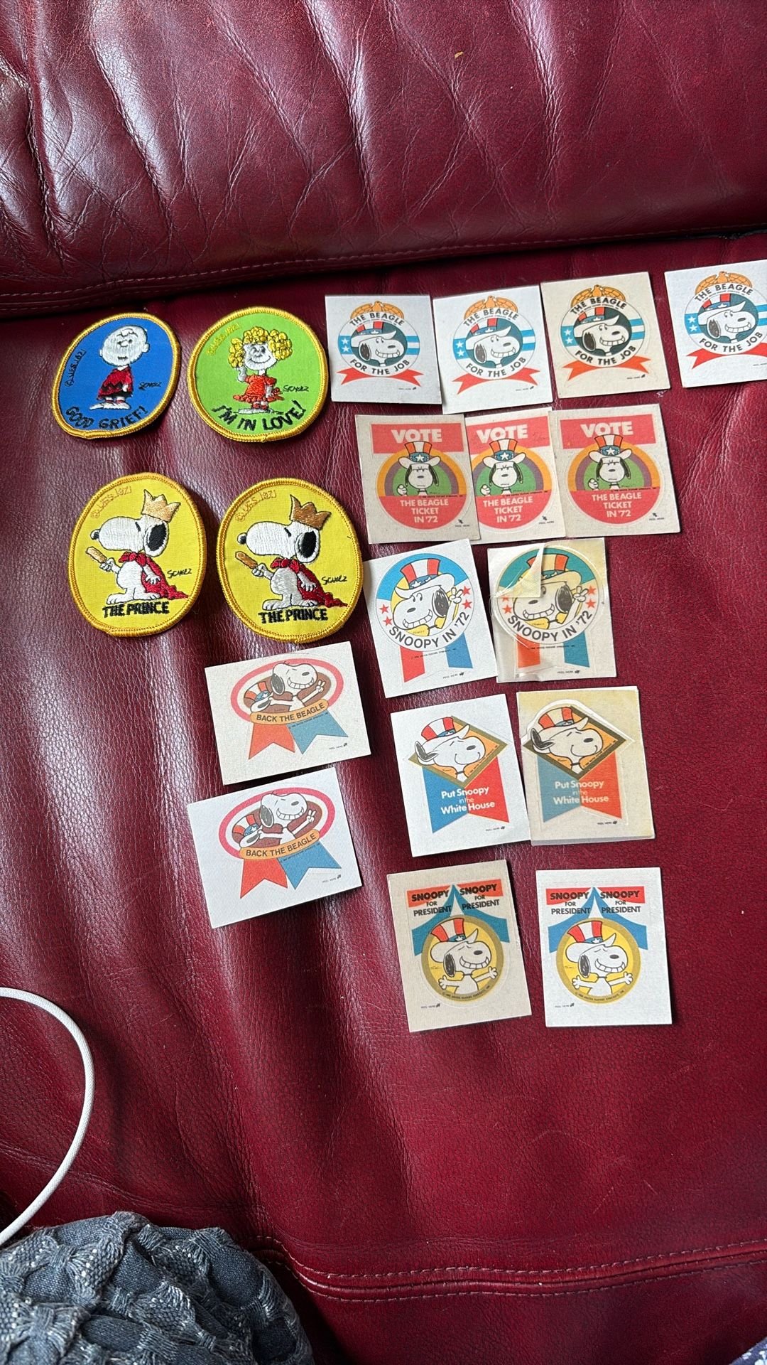 Peanuts Patches /stickers