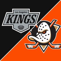 2 LA Los Angeles Kings Vs Anaheim Ducks Tickets - Honda Center - 6th row Aisle Seats ($220 For Both)