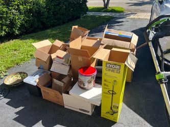 Free cardboard boxes and containers