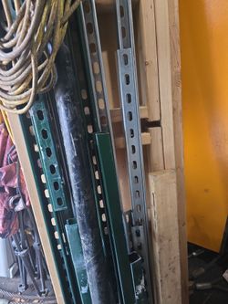 Unistrut  and Threaded Rod.