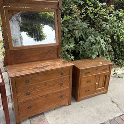 Wooden Dressers and Shelves Free
