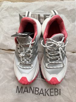 NEW Stylish Women’s Sneakers – Pink/White Running Shoes (US Size:W 7/7.5)