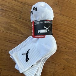 NWT PUMA women low crew Socks 6 pairs 