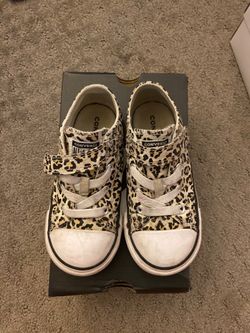 Cheetah print converse