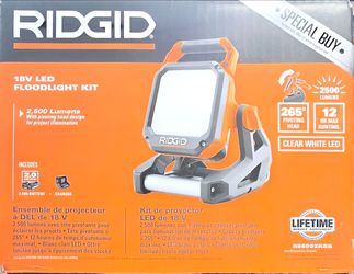 Ridgid 18v floodlight kit