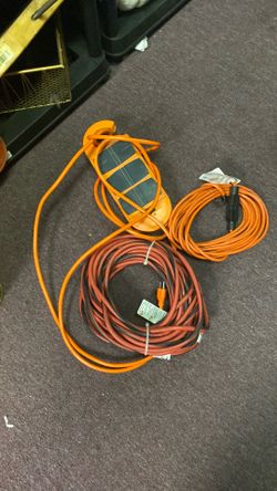 Lot of 3 extension cords