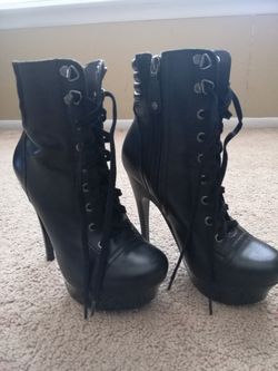 Black High Booties Available