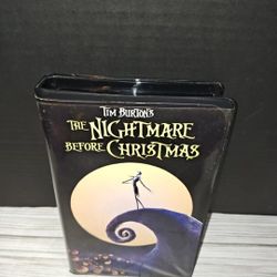 Tim Burton's THE NIGHTMARE BEFORE CHRISTMAS Movie VHS Plastic Clamshell Case 