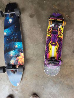 Long board and skate board