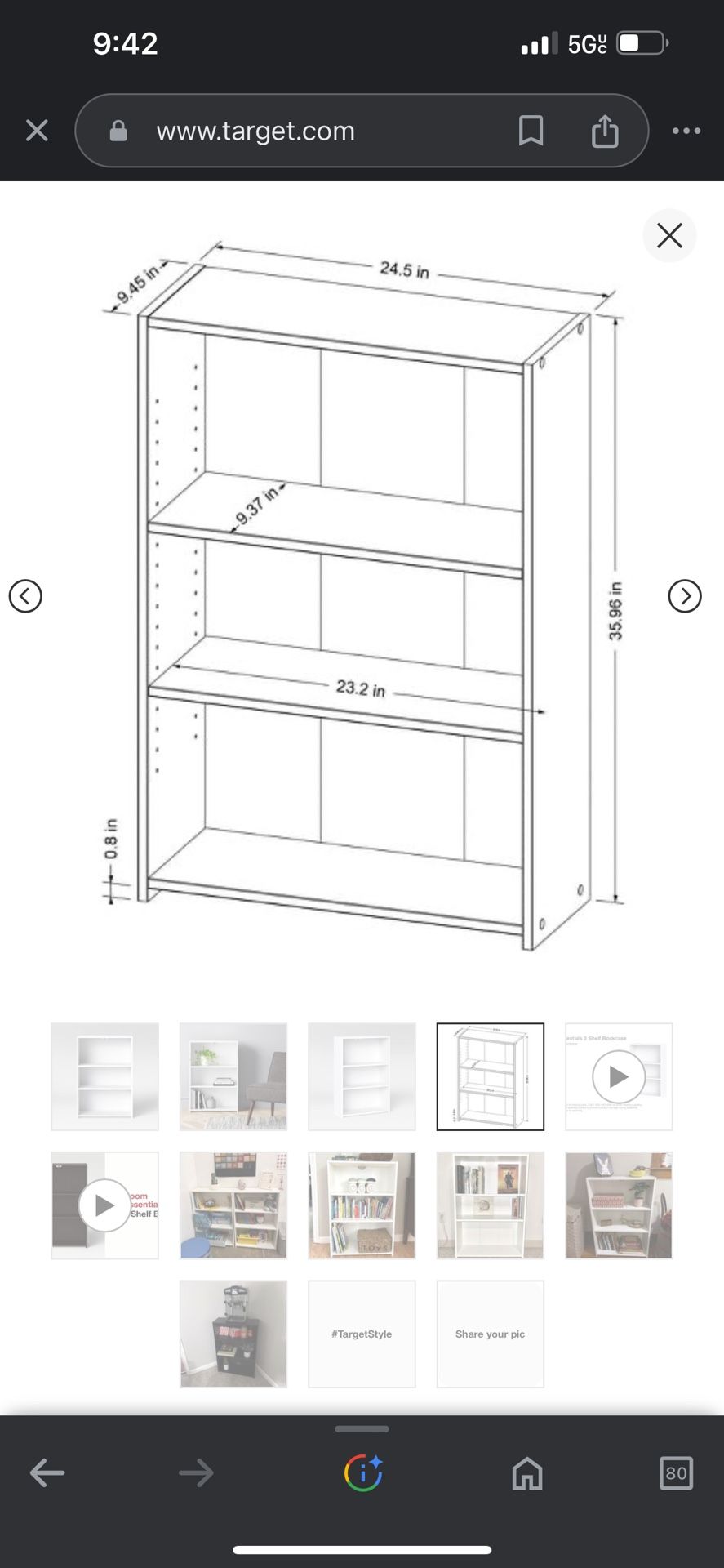 Target 3 Shelf Bookcase for Sale in Bothell, WA OfferUp