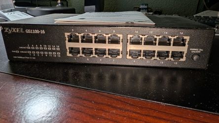 Zyxel Gigabit Ethernet switch