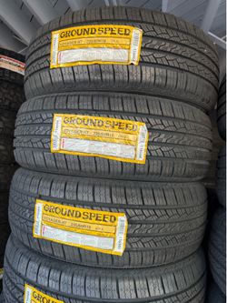 235 65 18 vendo un set de llantas nuevas con garantía marca GROUND SPEED