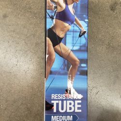 Resistance Tube Workout Exercise Power Weight Brand New