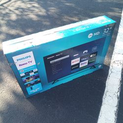 -FIRM PRICE NON-NEGOTIABLE- 32 In. Philips Roku Smart TV W/Remote