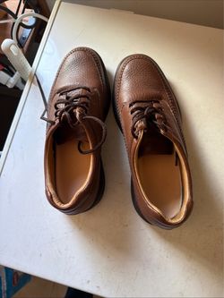 Dr Comfort Stallion Diabetic Comfort Shoes Brown Leather OBO