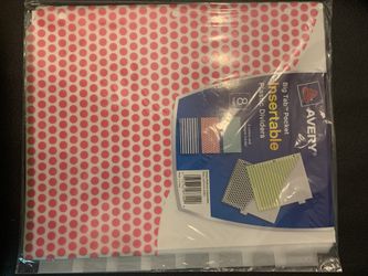 Avery Plastic Insertable Big Tab Dividers, 8-Tab Set - Brand New! 📁