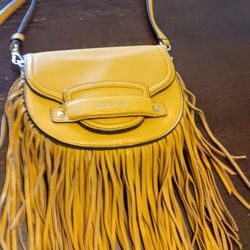 MICHAEL KORS – Yellow Fringe Crossbody Bag