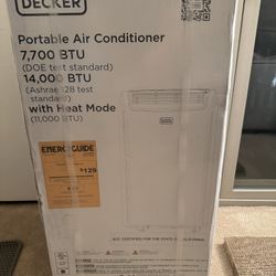 NEW Black And Decker Portable Ac/heater Unit