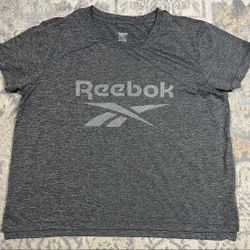 Reebok Women’s Athletic T Shirt Size M Heather Gray  