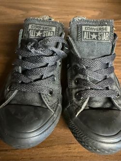 Black Converse Kids Size 12