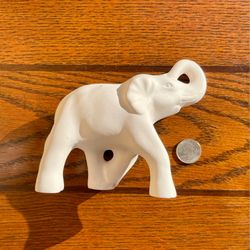 Ceramic Bisque Figure Elephant