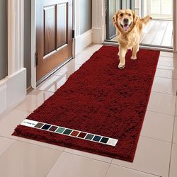 Muddy Mat® Shown on TV – Super Absorbent Microfiber Dog Door Mat for Muddy Paws, Non-Slip Washable Entryway Carpet