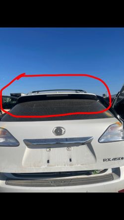 2010-2011 LEXUS RX350 RX450H RX REAR TAIL GATE LID UPPER TOP SPOILER OEM