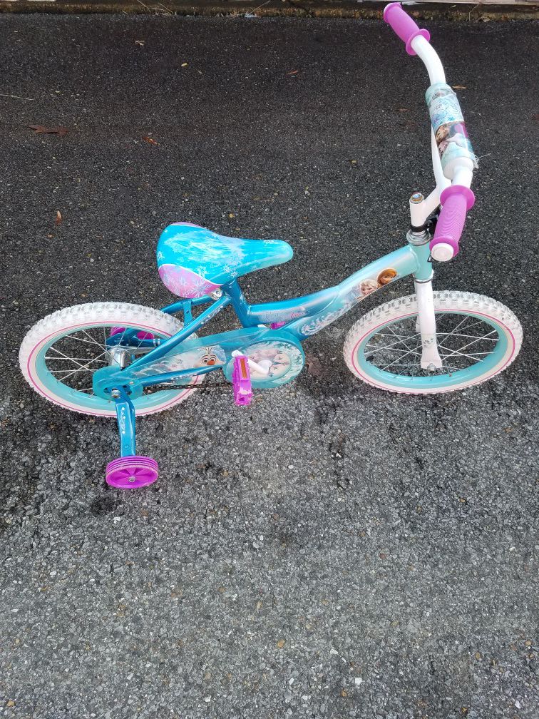 Disney Frozen girls bike
