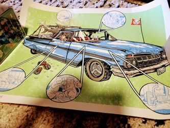 TIM DOYLE INTERLUDE THE CAMINO CAT ART Original Signed 