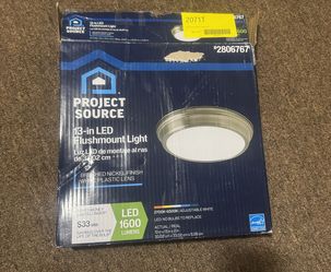 2x Project Source 13” Led Flushmount Light