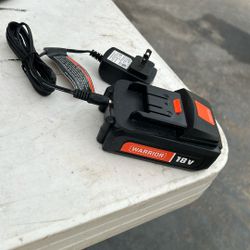 Warrior 18v NEW Battery & Charger 