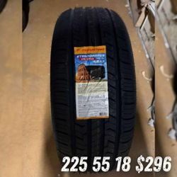 New Tires 225//55//18 $296 All 4 
