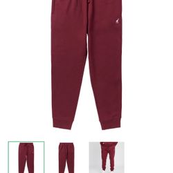 LRG Jogger Pants Burgundy Size Large