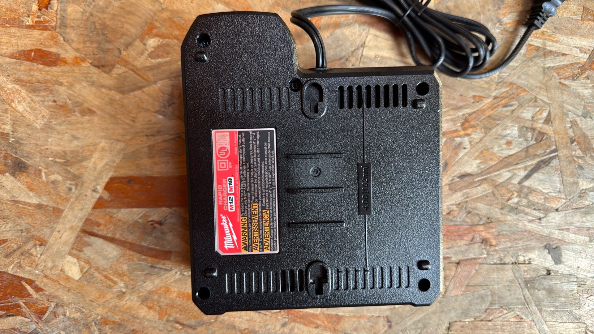 Milwaukee M18 M12 Rapid charger