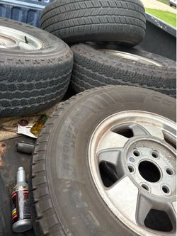 Chevy all 4 tires and rims