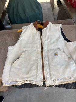 Vintage 90s Carhartt Distressed Duck Vest size L