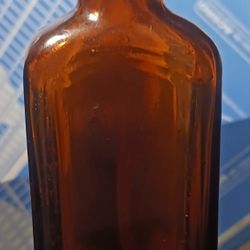 2 Vintage Late 1800's Glass Bottles 