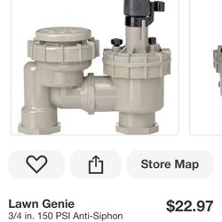 Lawn Genie 3/4 in. 150 PSI Anti-Siphon Valve with Flow Control
