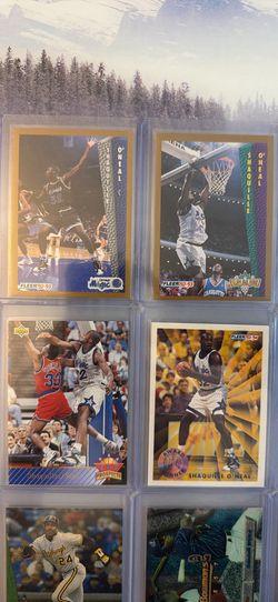 Shaquille O’Neal 90’s Lot with Ken Griffey Jr. Barry Bonds, OJ, Pistol Pete, LT, NBA, MLB cards