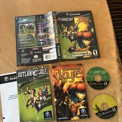 Outlaw Golf/Darkened Skye Two-for-One (Nintendo GameCube) Complete
