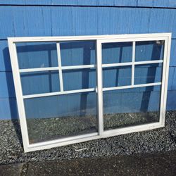Vinyl Window Slider 60x40 Grids 