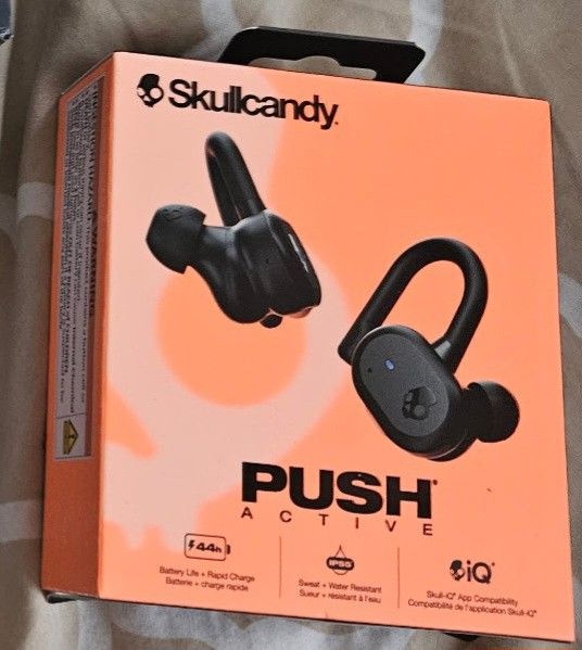 SKULLCANDY PUSH ACTIVE BLACK